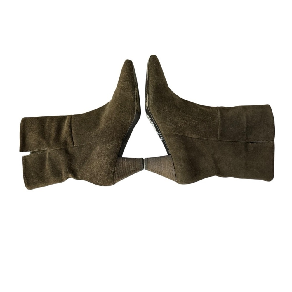 Free People Suede Adella Booties Brown 37 US 6.5 - Picture 5 of 9